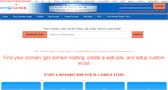 Desktop Screenshot of dynonames.com
